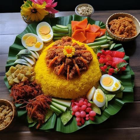 Premium Ai Image Classic Aesthetic Traditional Dish From Indonesia