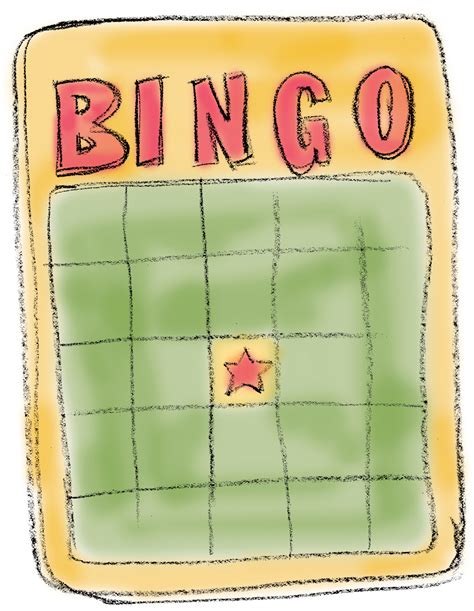 Bingo Card Clip Art Cards Blog