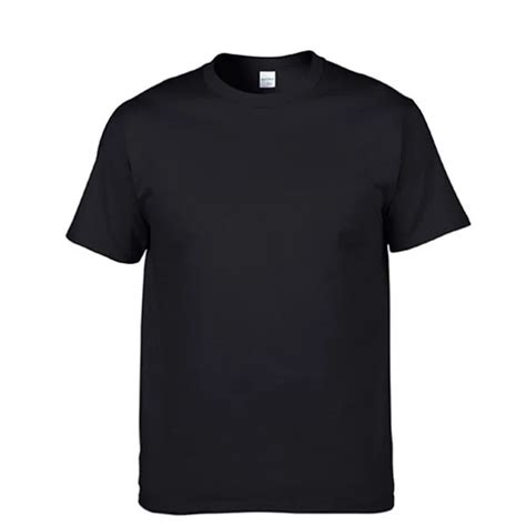 europe size solid color 100 cotton t shirt mens black white o neck t shirts summer skateboard