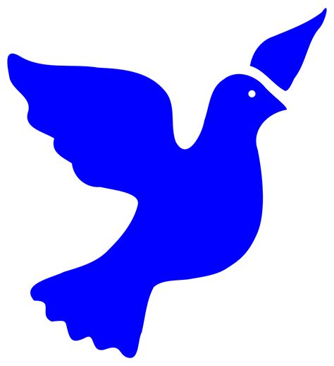 Blue Dove Clipart Png Clip Art Library
