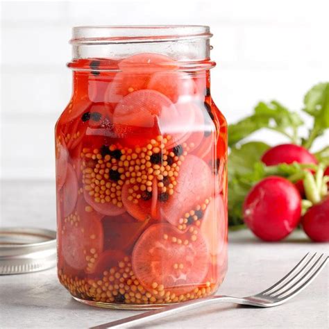 Quick Pickled Radishes Recipe How To Make It Taste Of Home
