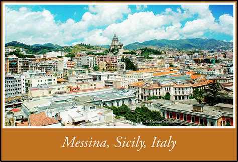 Messina from mapcarta, the open map. Cityscape, Town of Messina, Sicily, Italy Photograph by A ...