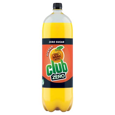 Club Zero Orange Bottle 2l Orange And Fruit Flavoured Iceland Foods