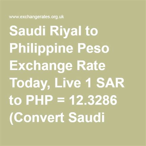 Saudi Riyal To Philippine Peso Exchange Rate Today Live 1 Sar To Php