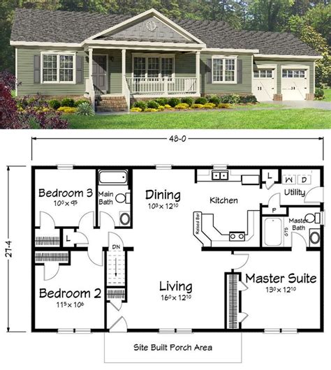 10 Gorgeous Ranch House Plans Ideas Ranch Style House Plans