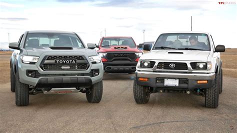 Old Supercharged Toyota Tacoma With 650000 Miles Drag Races Ram Trx