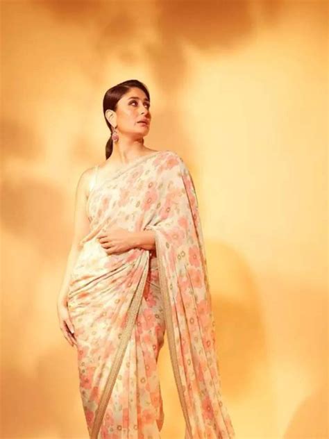 Floral Sarees For Ganesh Chaturthi Ft Kareena Kapoor Priyanka Chopra