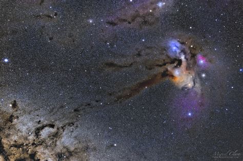 Rho Ophiuchi A Colourful Cloud In Space Astrophotography By Miguel