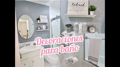 Como Decorar Un BaÑo PequeÑo Con Poco Dinero Youtube