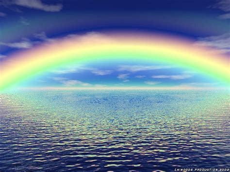 Rainbow Rainbow Water Nature Sky Cool Rainbow Glow Hd Wallpaper Pxfuel