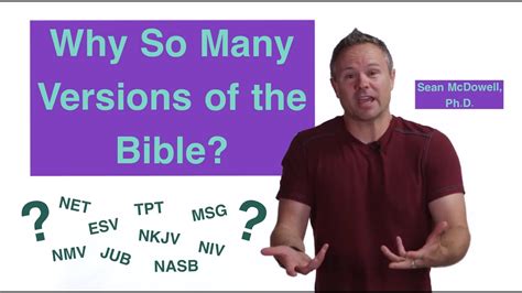 Why Are There So Many Translations Of The Bible Youtube