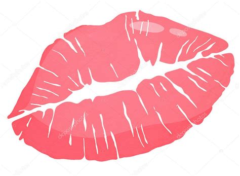 Hot Pink Lips Kiss Stock Photo By ©scarfe 5940899