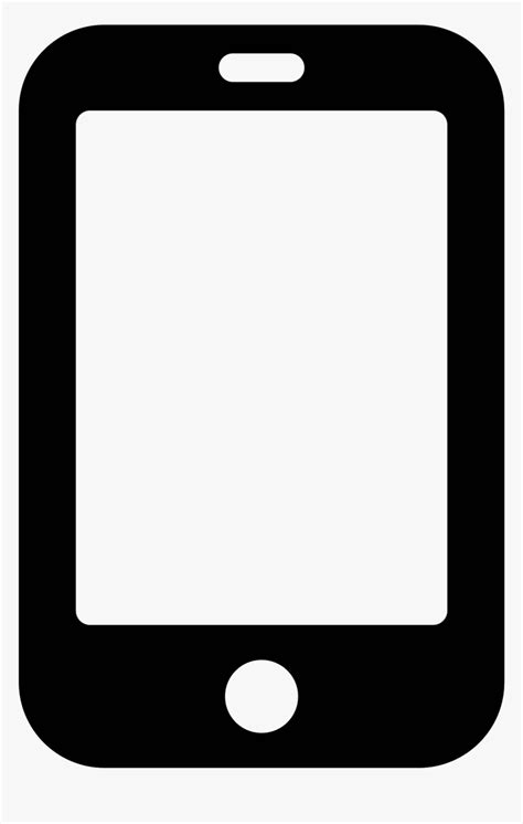 Cellphone Icon Png Mobile White Icon Png Transparent Png