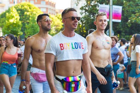 Madrid Spain 07 July 2019 Gay Pride Orgullo Gay Parade Editorial