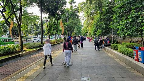 Jalur Pedestrian Di Seputar Istana Bogor Ditutup Pada Akhir Pekan Untuk