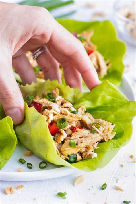 Asian Chicken Lettuce Wraps Evolving Table