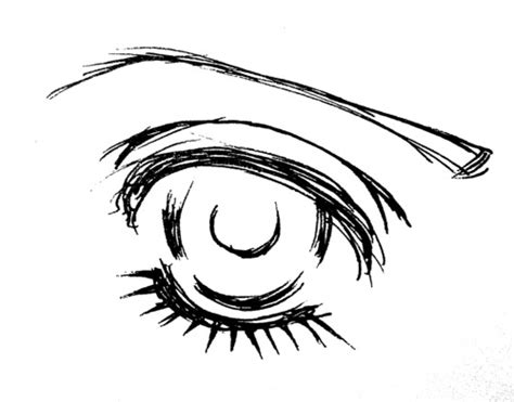 How To Draw A Sparkly Shoujo Manga Eye Foervraengd