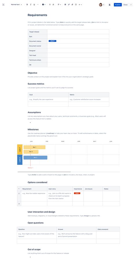 Product Requirements Document Prd Template Confluence