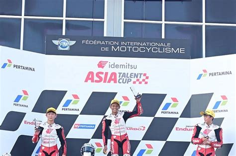 Pembalap Astra Honda Bikin Bangga Veda Sapu Bersih Podium Iatc
