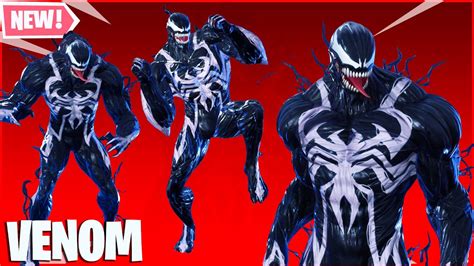 New Venom Skin In Fortnite Battle Royale Full Set Youtube
