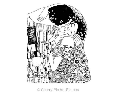 Not all of them are free to use. The KISS by Gustav Klimt - CLiNG Rubber STAMP by | CherryPie