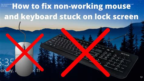 How To Repair Locked Trackpadmouse And Keyboard Stuck On Lock Screen