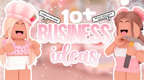 10 Successful Bloxburg Business Ideas Itsrxchel ♡ Youtube