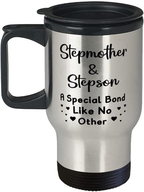 Amazon Com Stepmom Stepson Travel Mug Stepmother Stepdaughter A Special Bond Like No Other