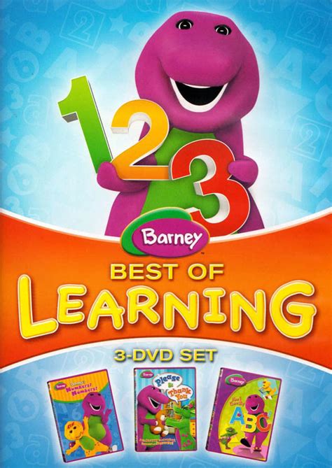 Barney Best Of Learning 3 Dvd Set All On Dvd Movie
