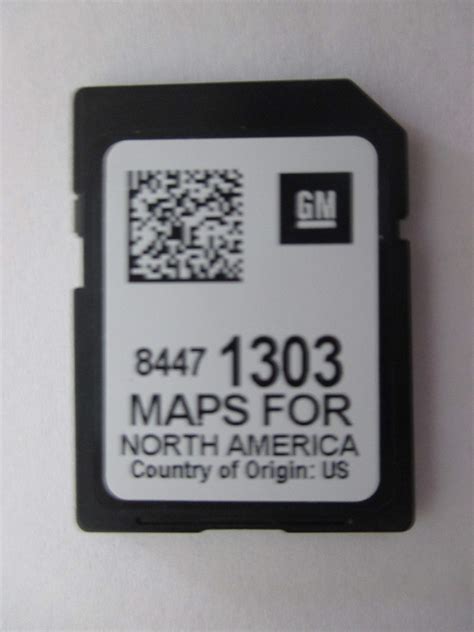 Buy Gm 1303 2020 Cadillac Gmc Chevrolet Sd Navigation Memory Card