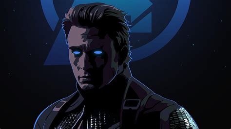 Captain America Endgame Art Süper Kahramanlar Filmler Dijital Sanat