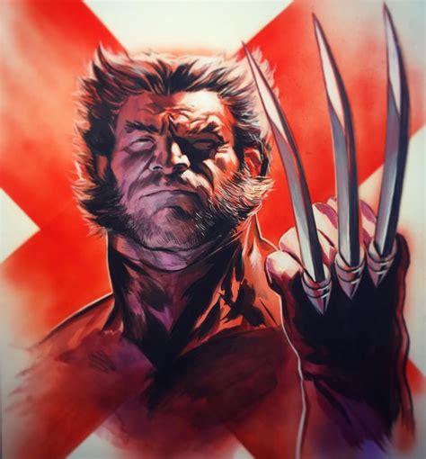 Wolverine By Felipe Massafera Wolverine Logan Xmen Gouache