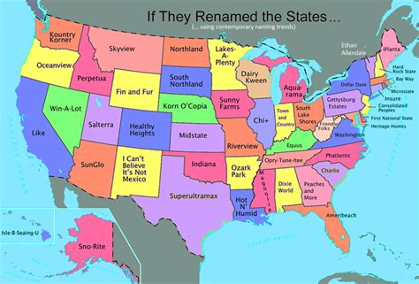 Us States Renamed