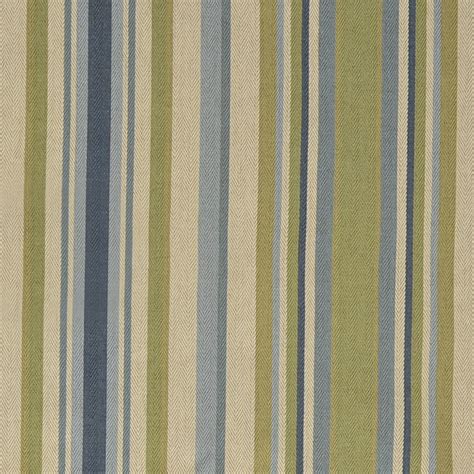 Caribbean Green Stripe Texture Upholstery Fabric By The Yard