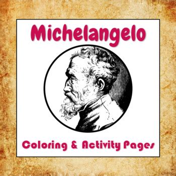 Michelangelo Coloring and Activity Book Pages by ThinkPsych | TpT