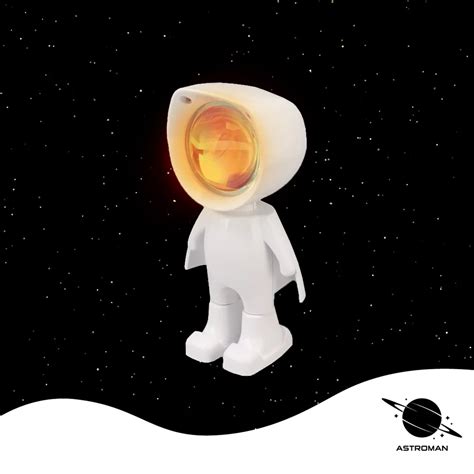 Sunset Lamp Astronaut Astroman ასტრომანი