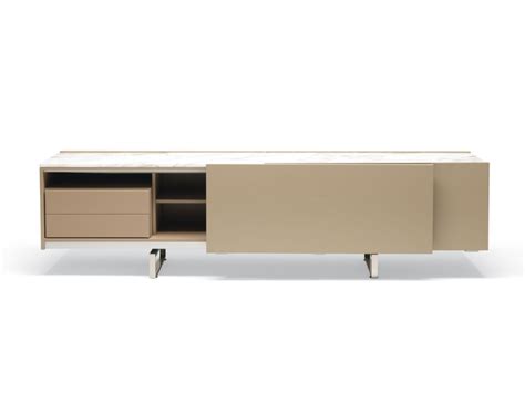 Square Sideboard With Sliding Doors By Misuraemme Design Mauro