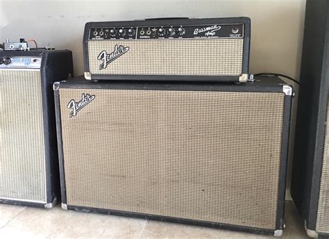 New Amp Day 1967 Fender Bassman Head And Matching 2x12 Cab Rguitaramps