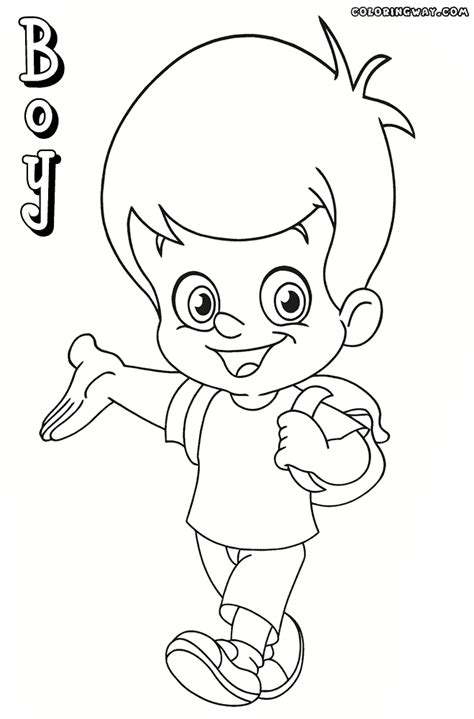 Boy Coloring Pages Coloring Pages To Download And Print
