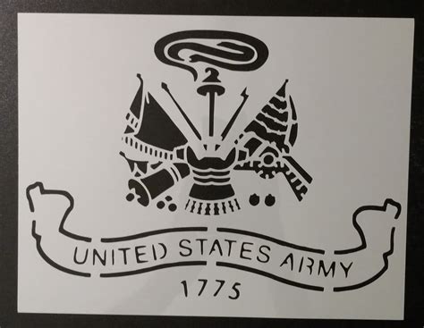 Us Army Flag Stencil My Custom Stencils