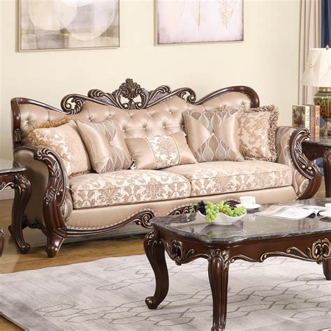 New Classic Constantine Traditional Sofa With Button Tufting Rifes