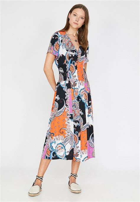 Платье Koton цвет мультиколор Rtlabh784901 — купить в интернет