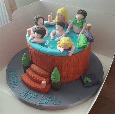 Hot Tub Birthday Cake Birthdayzi