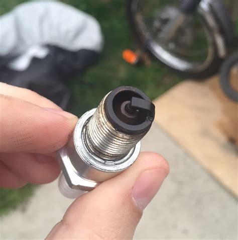 Is This Spark Plug Carbon Fouled Or Oil Fouled Honda Twins
