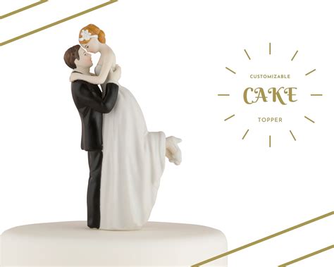 Wedding Cake Topper Personalized Wedding Couple True Etsy
