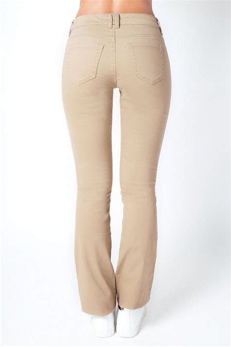 Bebop Womens 5 Pocket Bootcut Stretch Cotton Twill Chino Pant For More Information Visit
