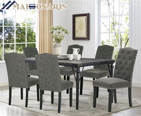 Leather Parsons Dining Room Chairs