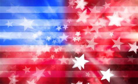 American Stars And Stripes Background An Abstract Red White And Blue
