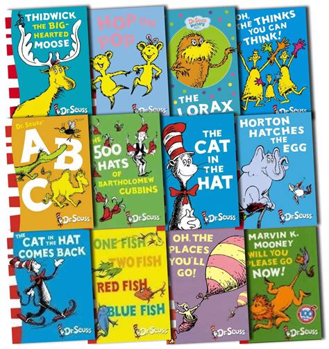 From the cat in the hat to oh, the places the books he wrote and illustrated under the name dr. Dr seuss collection 12 books set pack donkeytime.org