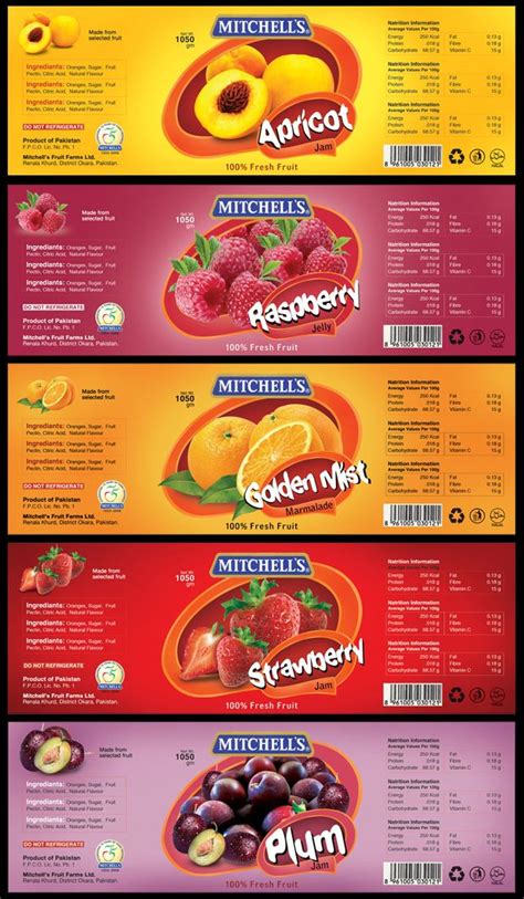 Fruit Labels Food Packaging Food Packaging Design Food Printables